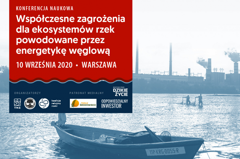 Hekatomba w polskich rzekach. Zapraszamy na konferencję „Współczesne zagrożenia dla ekosystemów rzek powodowane przez energetykę węglową”